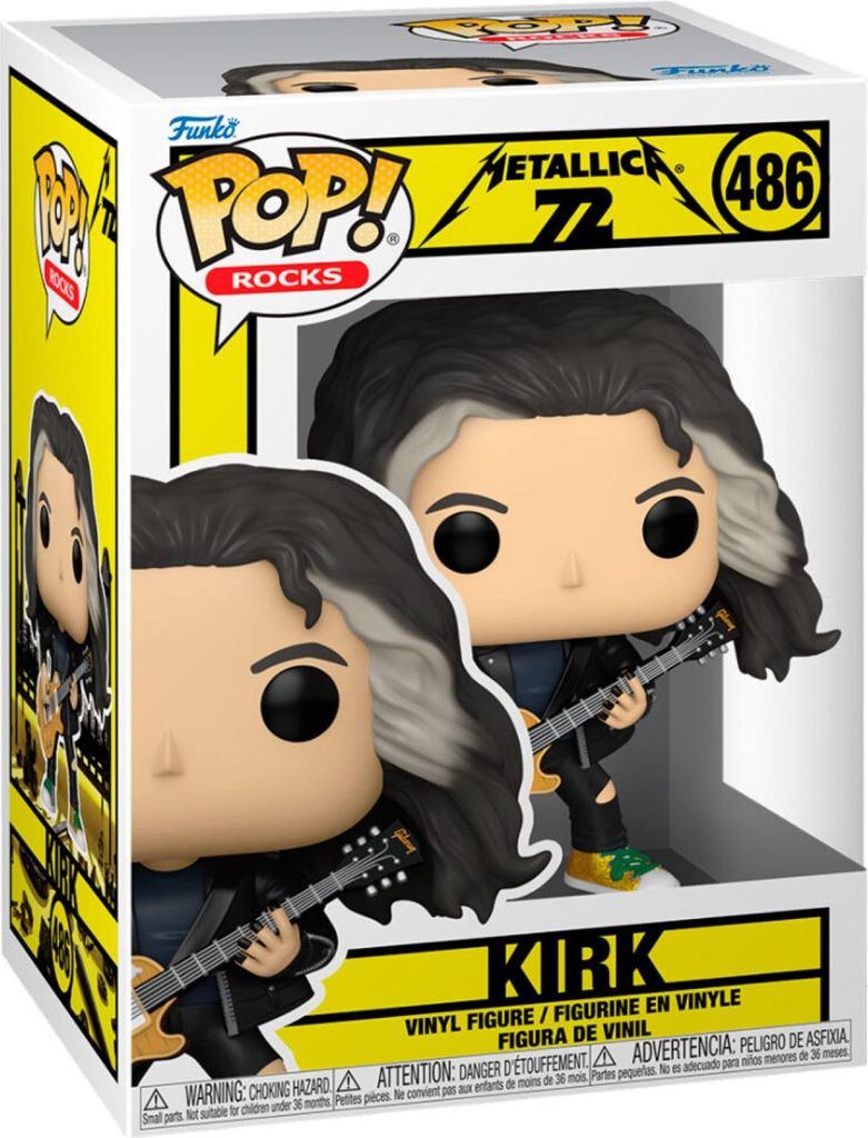 Metallica POP  Rocks Vinyl Figur Kirk (72 Saisons) 9 cm Image du produit 
