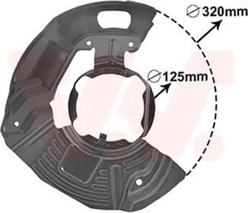 Remplacement garde-boue de frein BMW : VAN Wezel 0639372 haute qualité