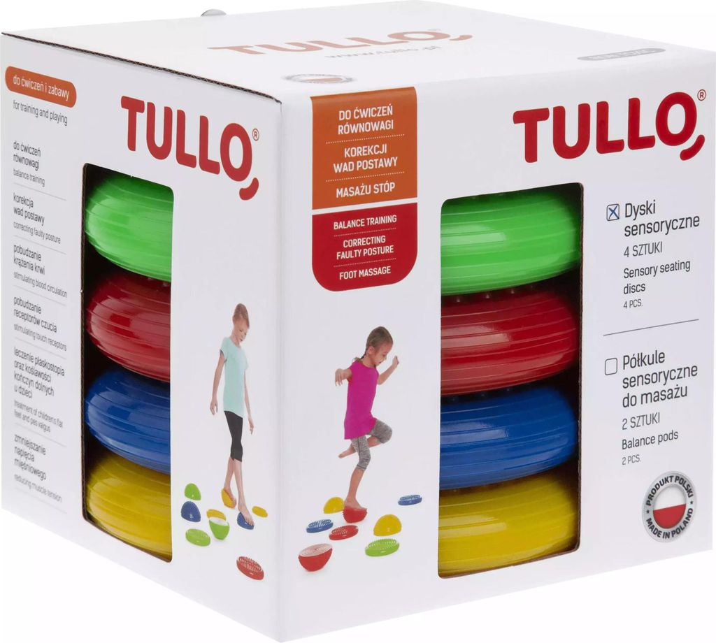 Tullo Dyski sensoryczne 4 szt. Zdjęcie produktu 