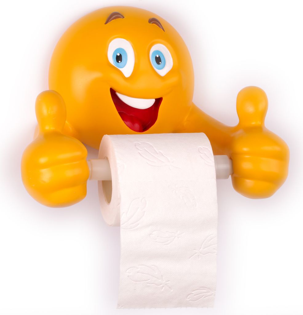 Smiley Toilettenpapierhalter Produktbild 