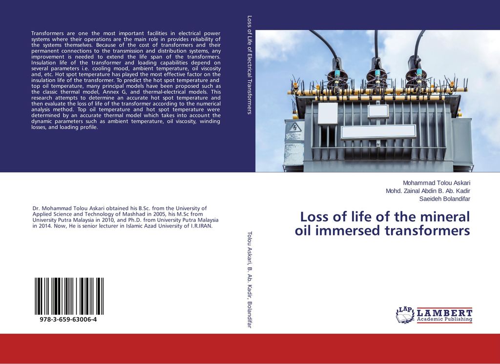 Loss of life of the mineral oil immersed transformers