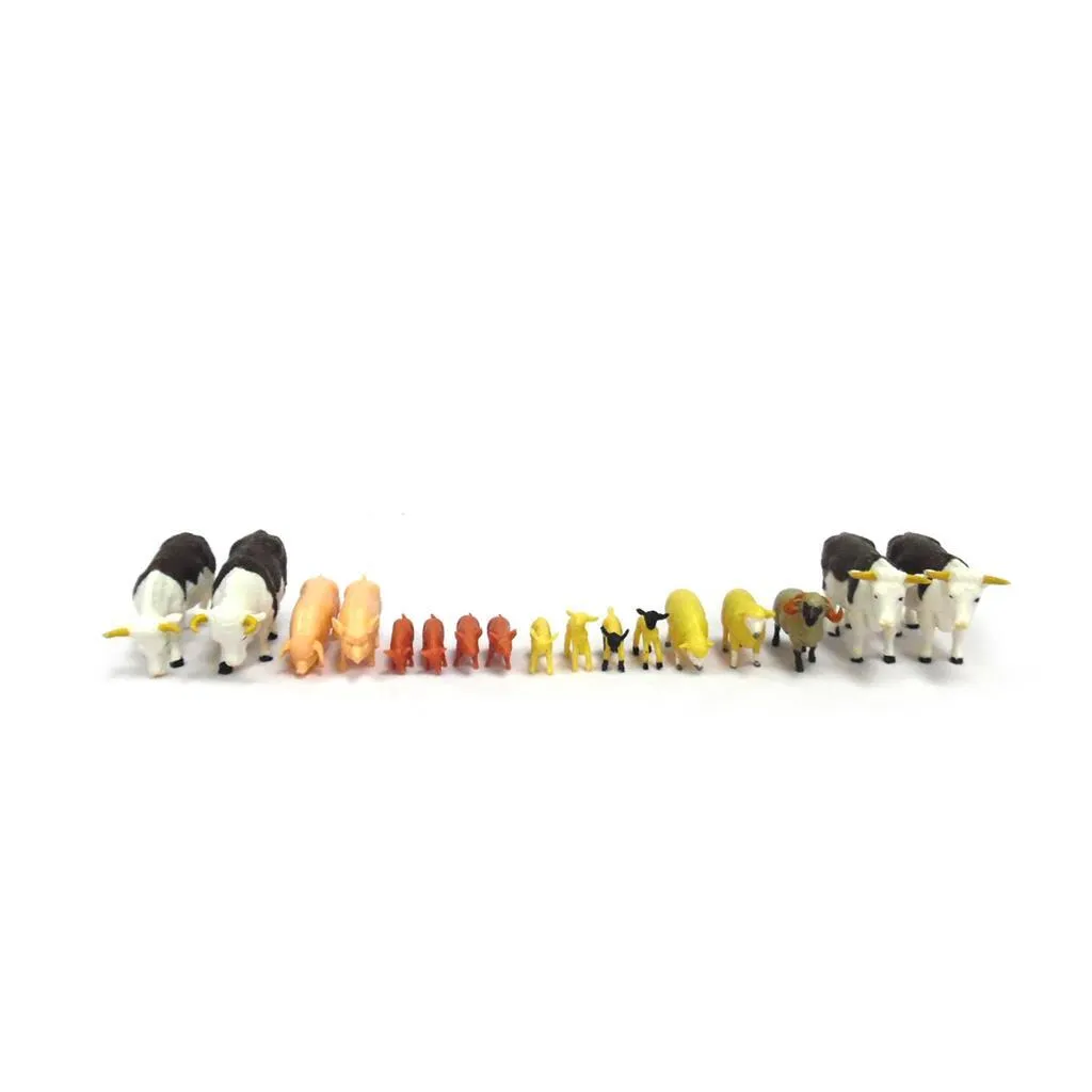Figurines Animaux de la Ferme Britains - Pack Miniature Échelle 1:32