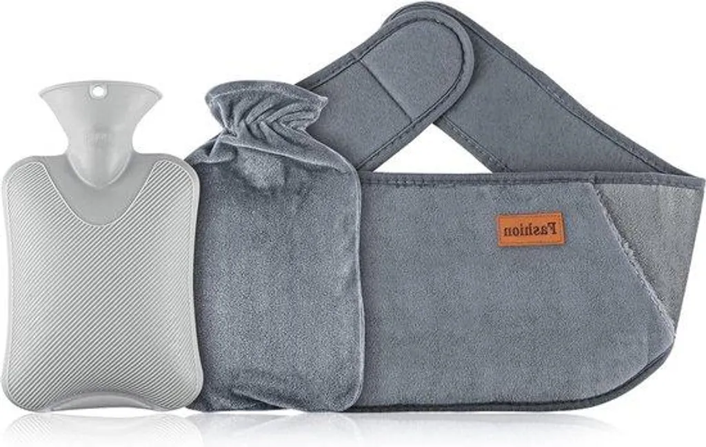 Bouillotte électrique dorsale, coussin chauffant gris pour toute la famille
