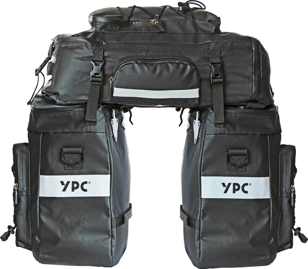 Sacoche de vélo triple multifonctionnelle YPC Voyager étanche 65L
