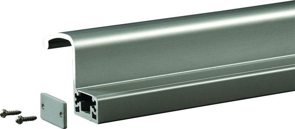 Profil interner Ziehgriff 2500 mm GROOM für GRS300 - Silber - GRS398001