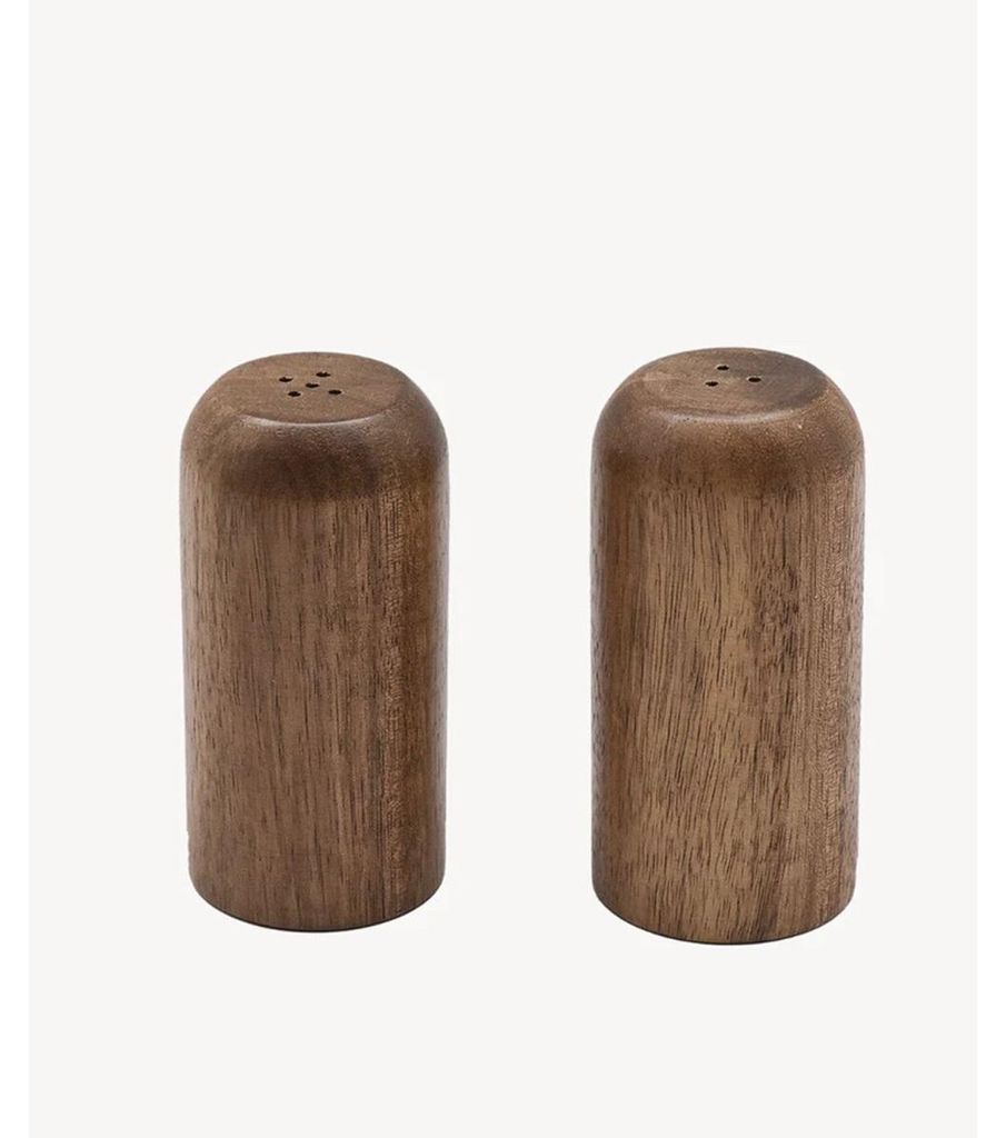 Salière et poivrière Acacia Nivo - Lot de 2 en bois Image du produit 