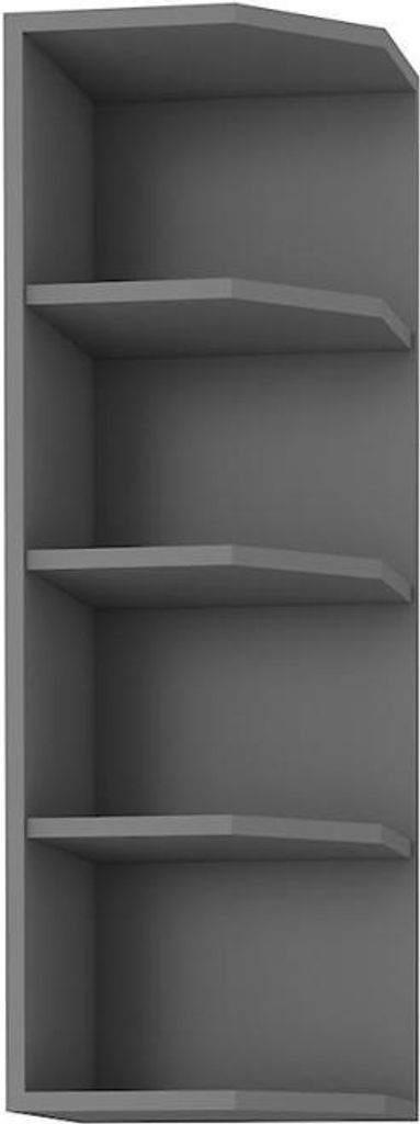 Eckhochschrank NELJA – Breite 30 cm, Anthrazit