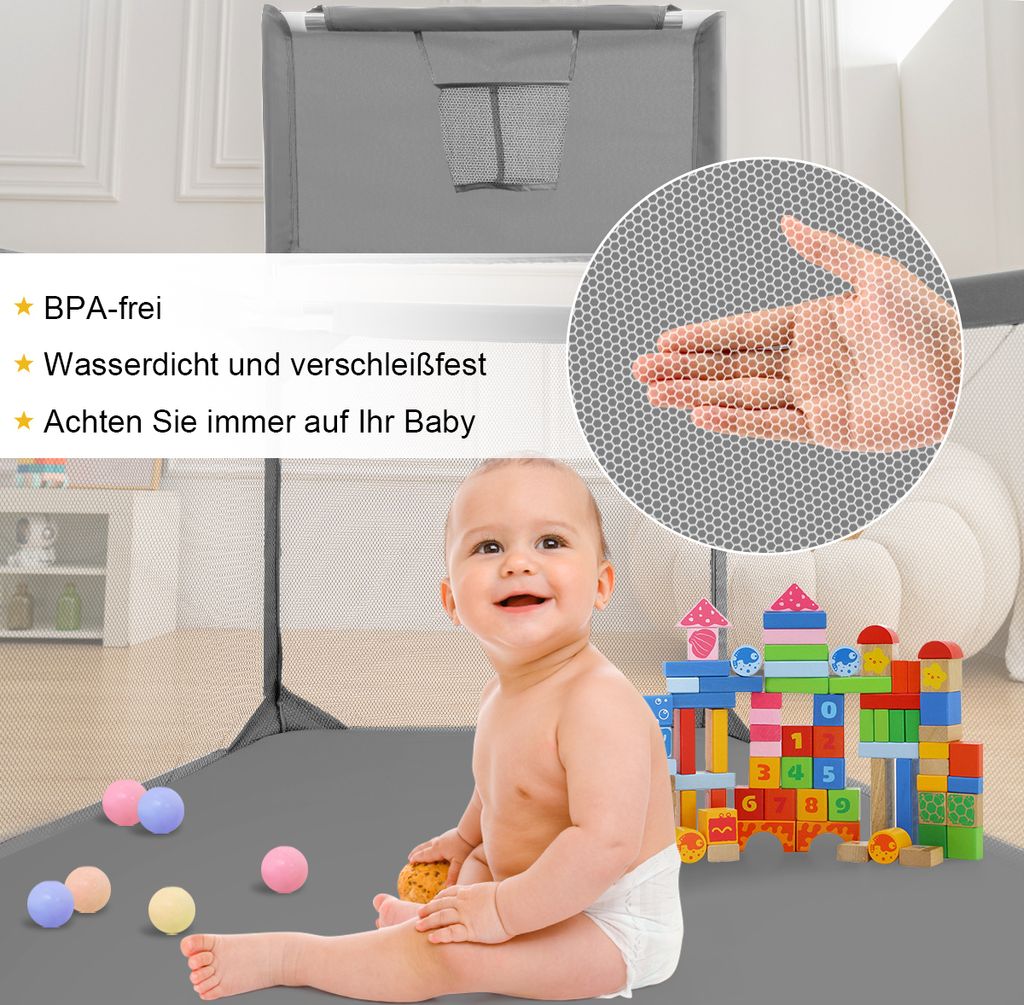 Detská ohrádka Detská ohrádka pre vnútorné a vonkajšie Obrázok produktu 4