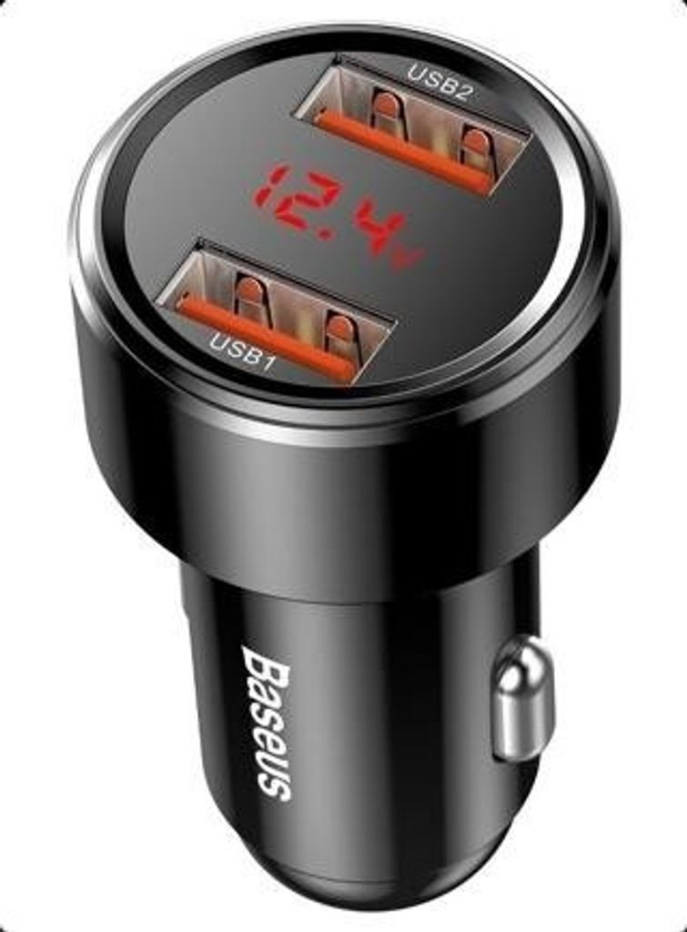 Baseus CCMLC20A-01, Auto, USB, 20 V, Schwarz Produktbild 
