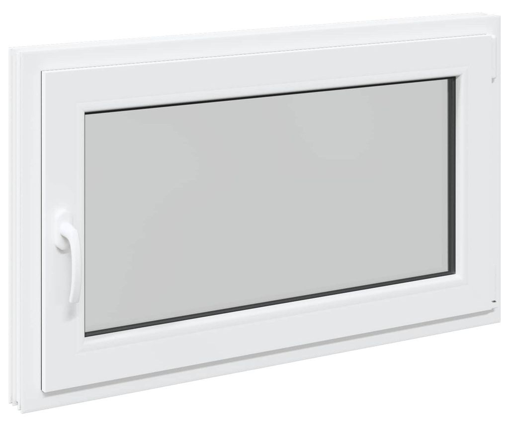 "SummerSchlussverkauf"Kellerfenster RISOR 1 PC - Zeitloses Design - Kunststofffenster - Weiß 100x50cm PVC und Glas - Sonstiges Fensterzubehör NEU...