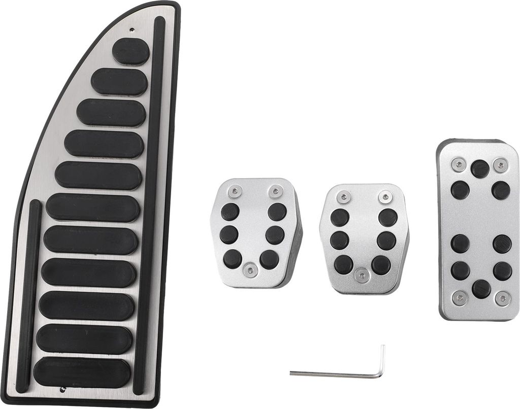 Auto Kraftstoff Bremsen Tote Pedal Abdeckung Set, für Ford Focus, Metall, 1 Set