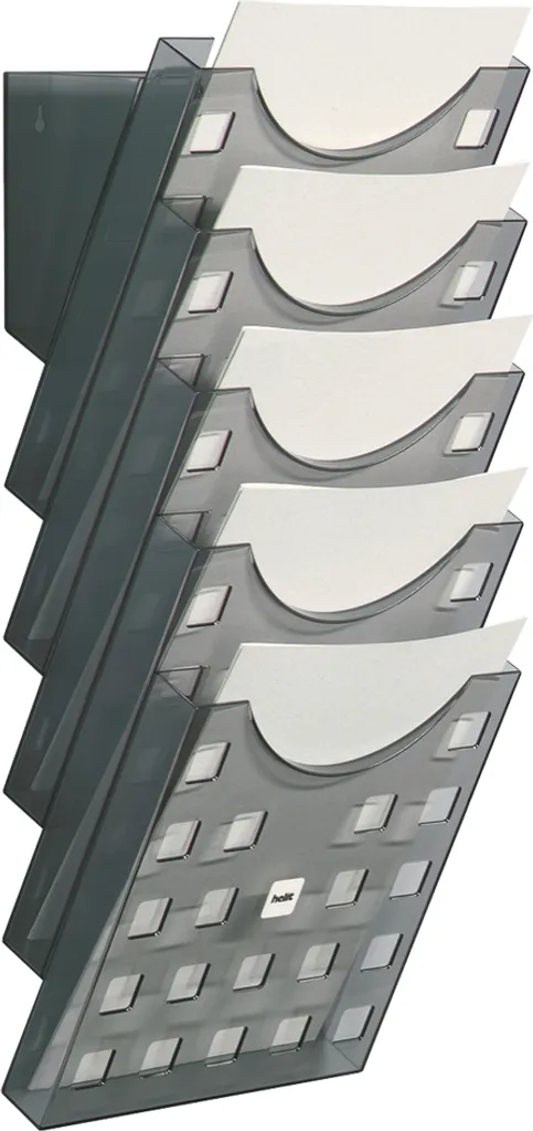 Sistema Espositivo Helit H6103108 A4 Trasparente: Design Parete Moderno - 1