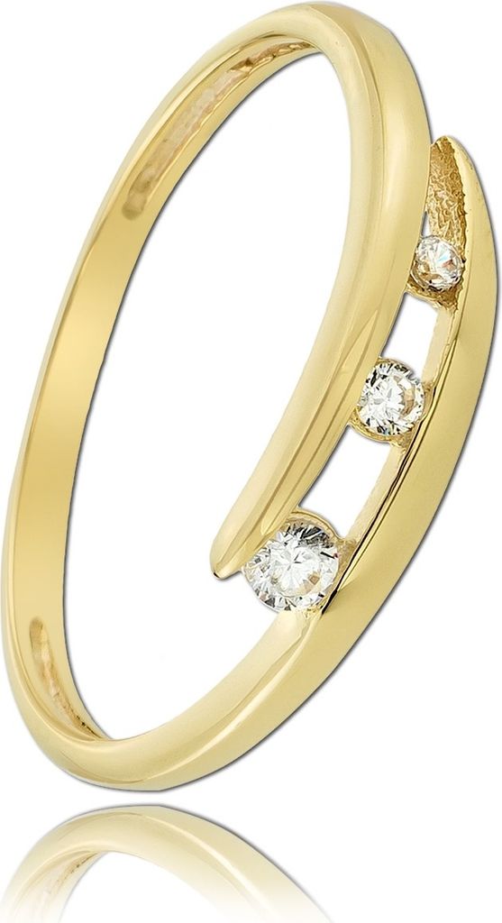 Balia Ring Damen Gold 333 58 18,5 weißgold Ringschmuck D2BGR031G58