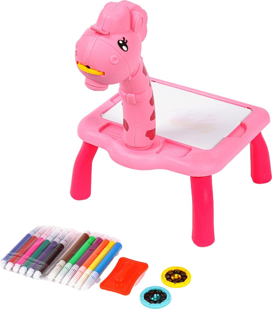 Aga4Kids Kinderzeichenprojektor mit Markern und Schablonen Produktbild 
