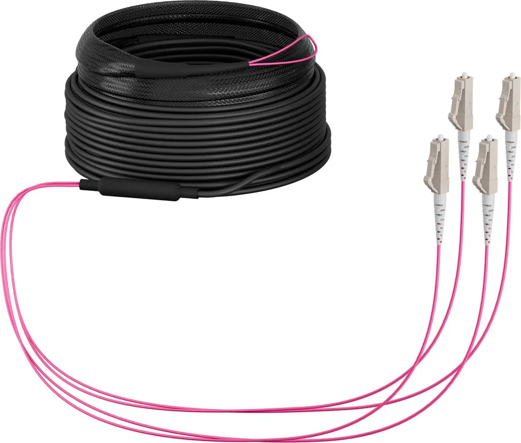 Fibre Optique OM4 20m LC-LC 4G 50/125 Gaine Robuste U-DQ(ZN)BH EFB
