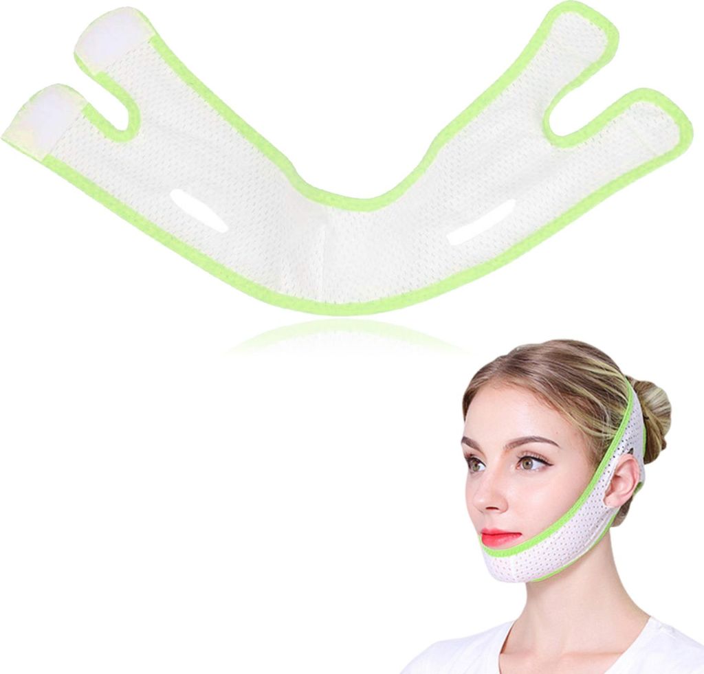 Gesichtsstraffungsbandage V-förmige Gesichtsmaske Atmungsaktive dünne Gesichtsbandage