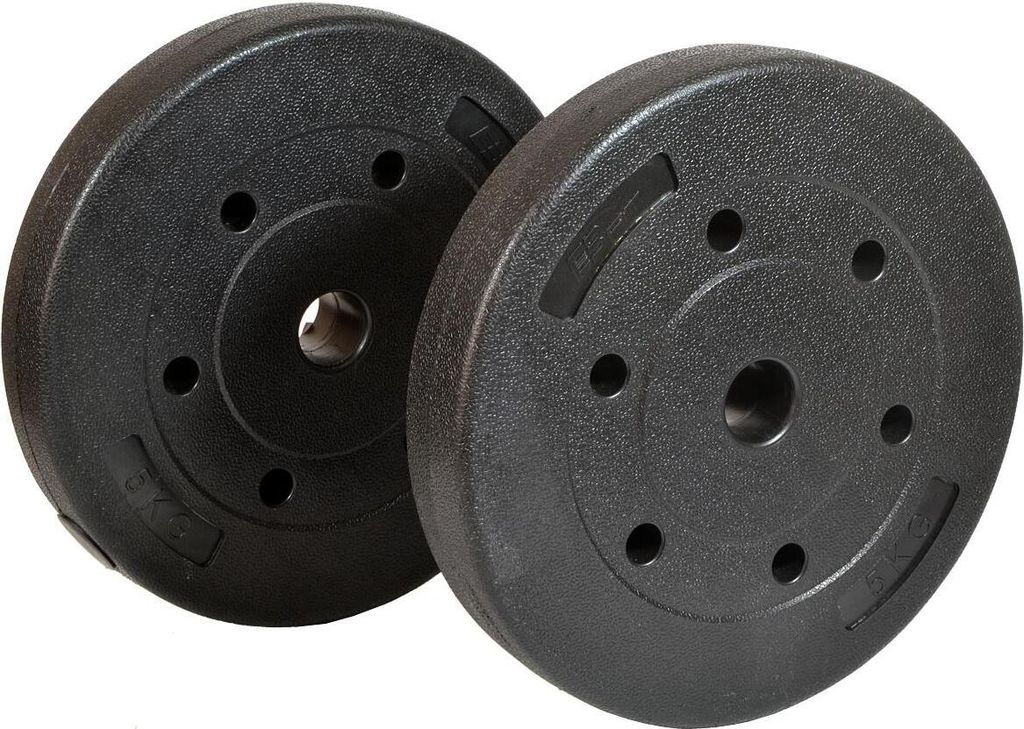 Disques de musculation pour haltères 5 kg ENERO FIT 29,5 mm Image du produit 