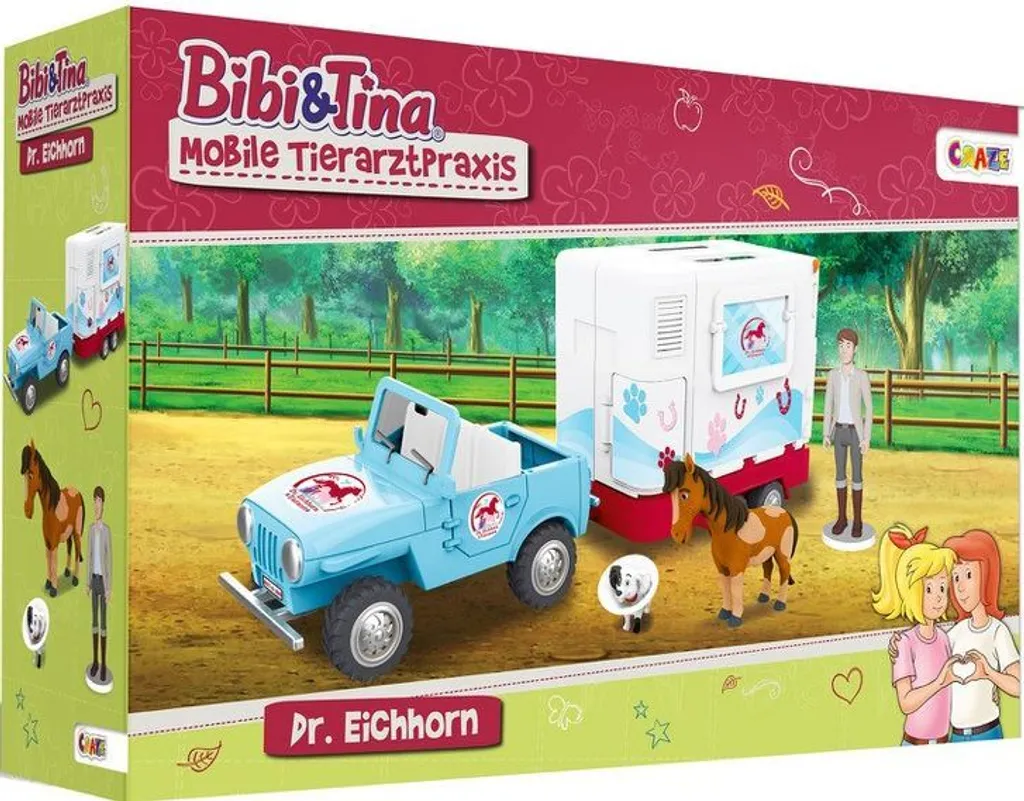 Clinique vétérinaire mobile Bibi & Tina : coffret transportable tout équipé