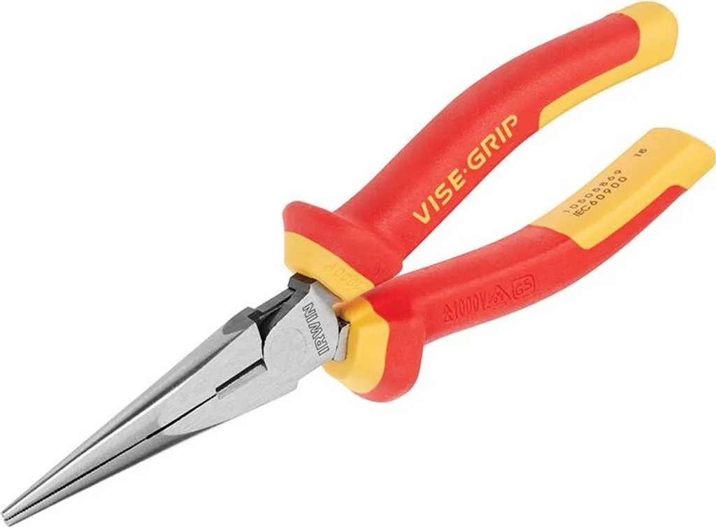 Pince à bec long IRWIN 8" idéale pour câblage électrique sous tension