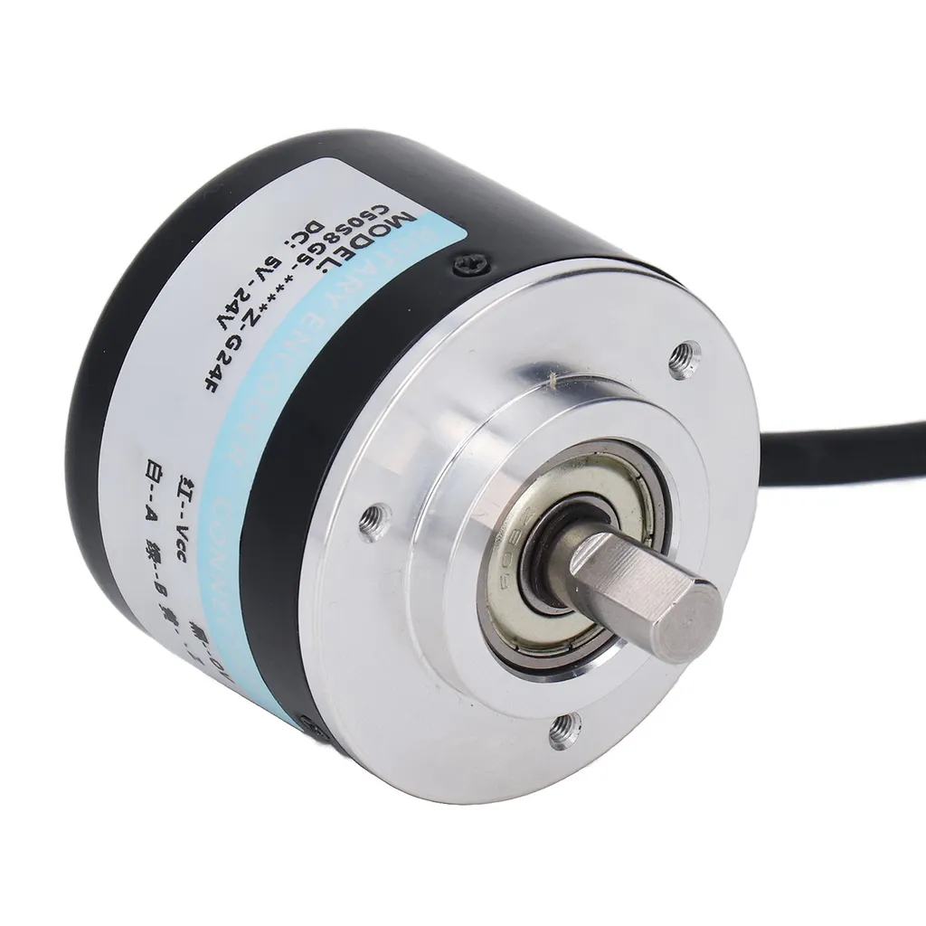 Encodeur Rotatif Incrémentiel biphasé 50mm IP50 pour Automatisme 24V