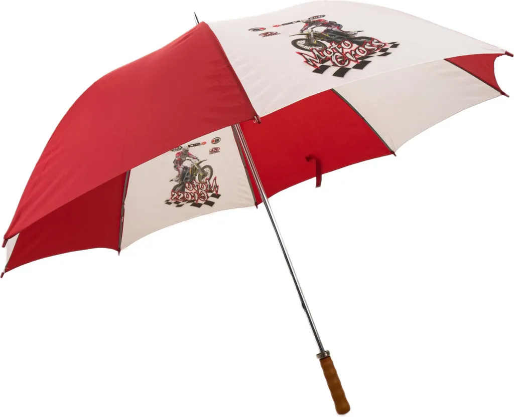 Parapluie de Marche Impliva Moto1 Rouge - Protection Pluie pour Sport