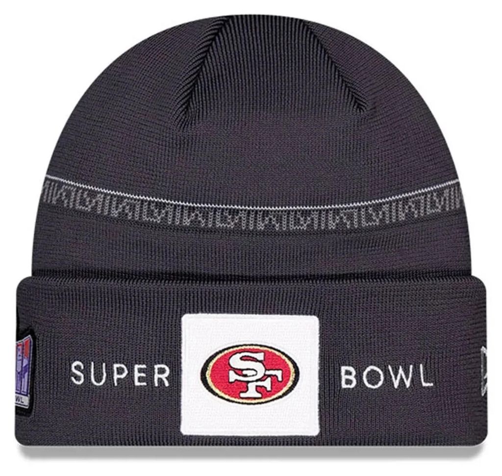 NEW ERA SF 49ers Super Bowl LVIII Cuff Knit Beanie - dunkelgrau dunkelgrau