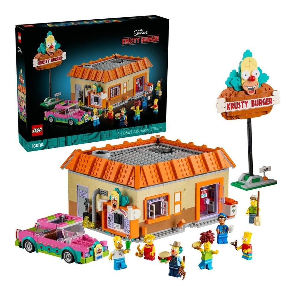 LEGO Icons 10352 The Simpsons - Krusty Burger. Obrázek produktu 