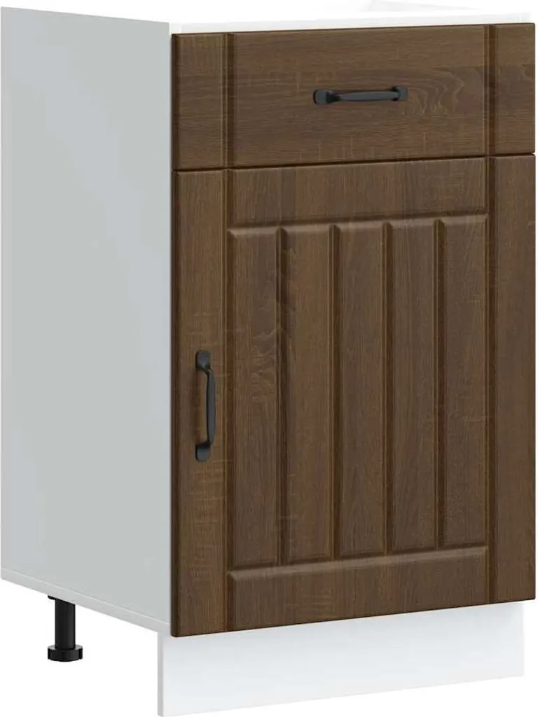 SYFAX™ Base da Cucina Lucca Rovere Marrone in Legno Multistrato