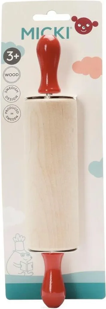 Mattarello Micki in Legno per Bambini - Utensile da Cucina Reale