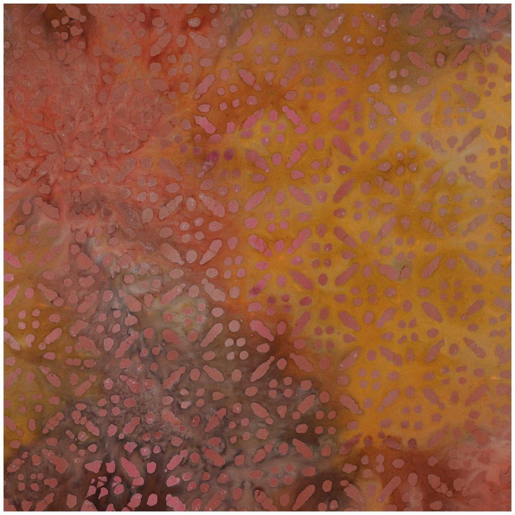 Viskosestoff Mosaik-Batik ab 0,5mx137 cm handgefertigt Sommer Meterware