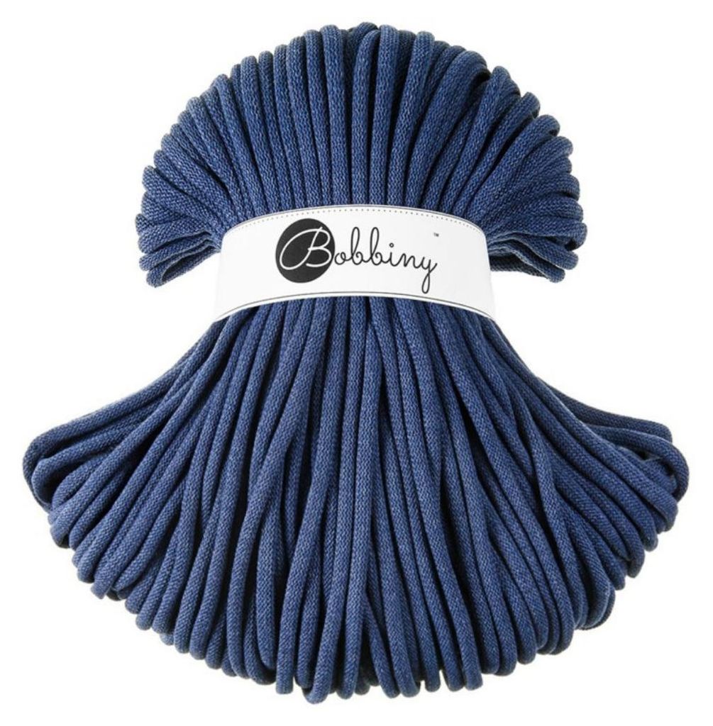 Bobbiny Jumbo 9 mm 100 m Jeans Schnur Produktbild 