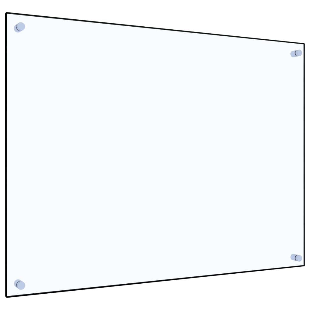 vidaXL Panel kuchenny przezroczysty 80×60 cm szkło Zdjęcie produktu 