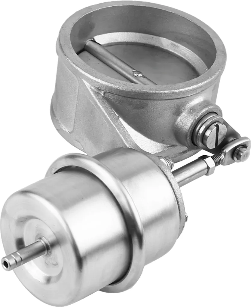 Clapet d'échappement universel 63mm en inox pour personnalisation auto