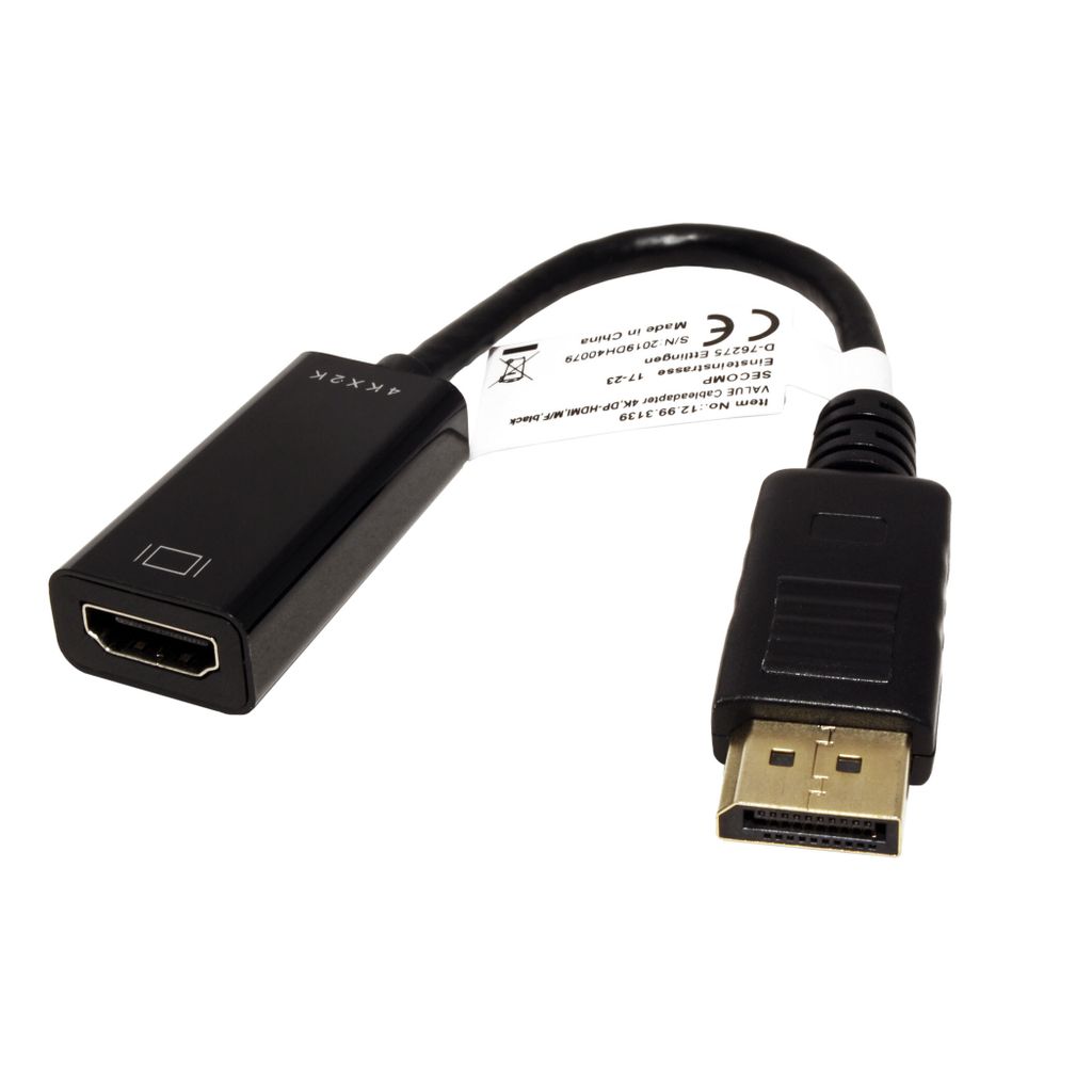 VALUE 12.99.3139, 0,15 m, DisplayPort, HDMI Typ A Obrázek produktu 