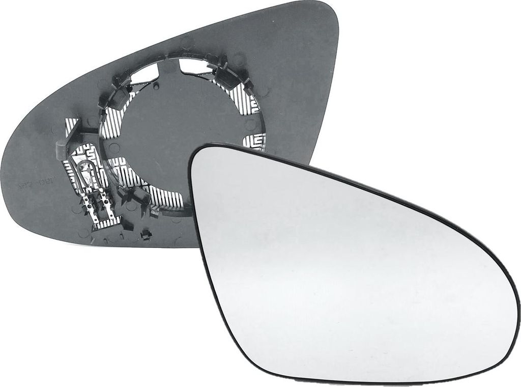 Spiegelglas Spiegel Außenspiegel Rechts passend für CITROËN C1 Peugeot 108 AYGO