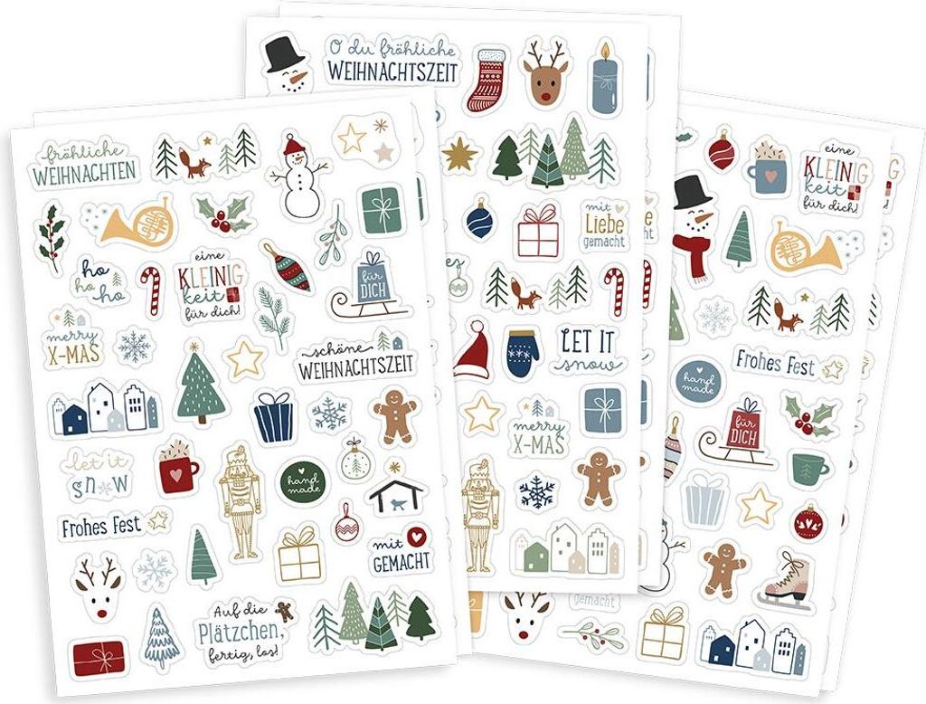 Sticker-Set Weihnachten
