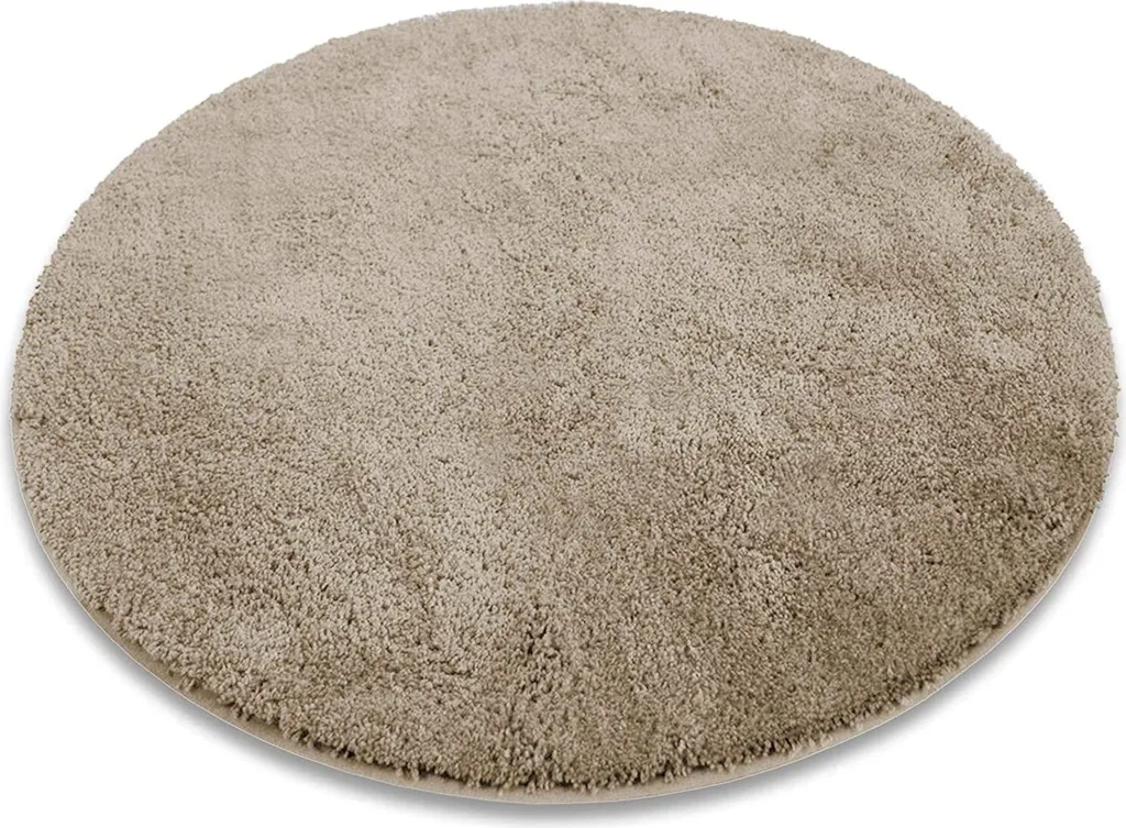 Tapis de bain moelleux Sky Soft Sand Beige 95 cm - Absorption max