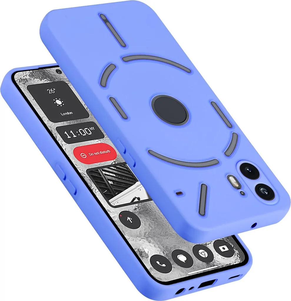 Cover Nothing Phone 2 Cadorabo Silicone - Design Sottile Antigraffio