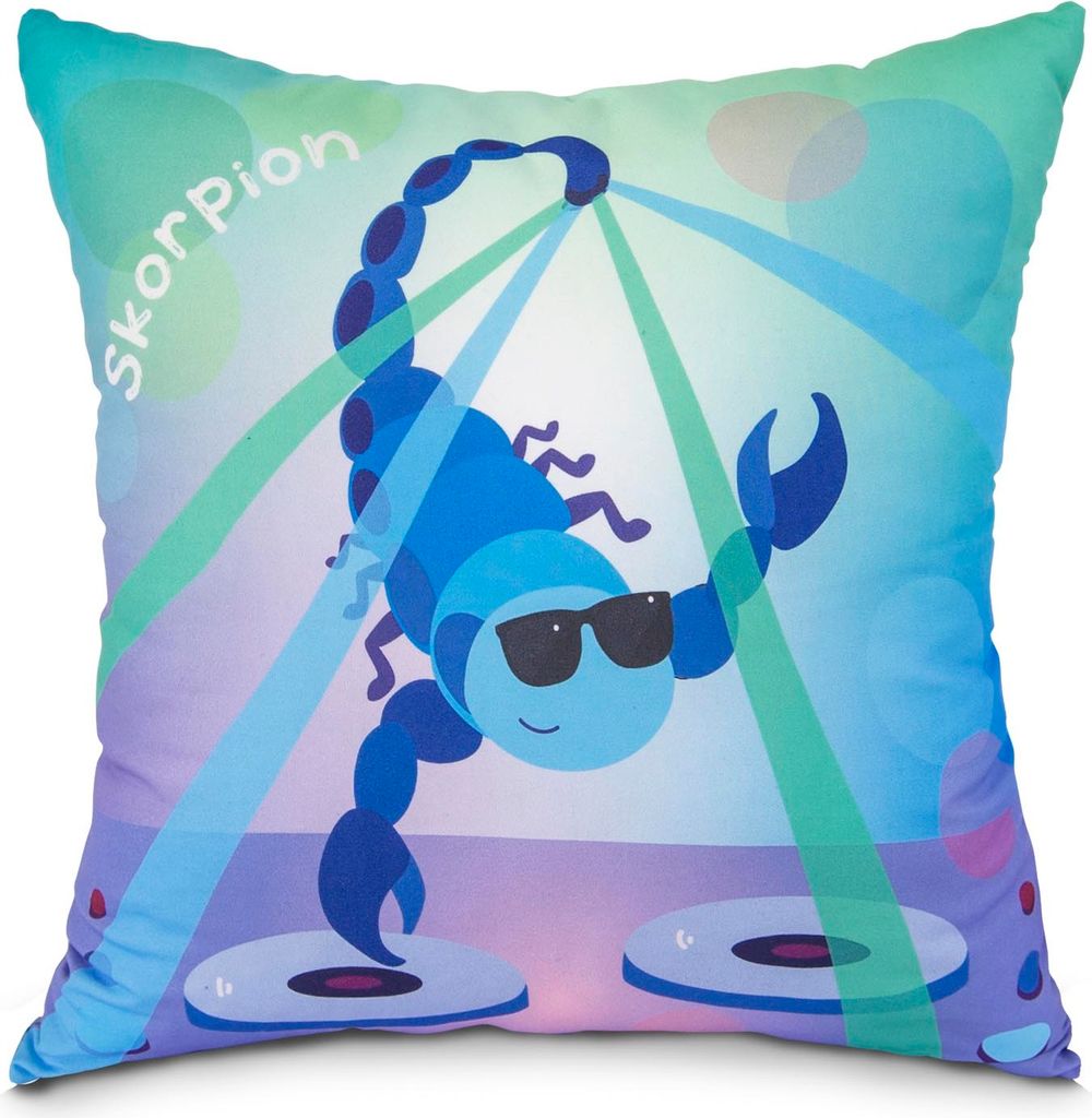 Kuschelkissen Sternzeichen/40x40/Skorpion (Aktion)