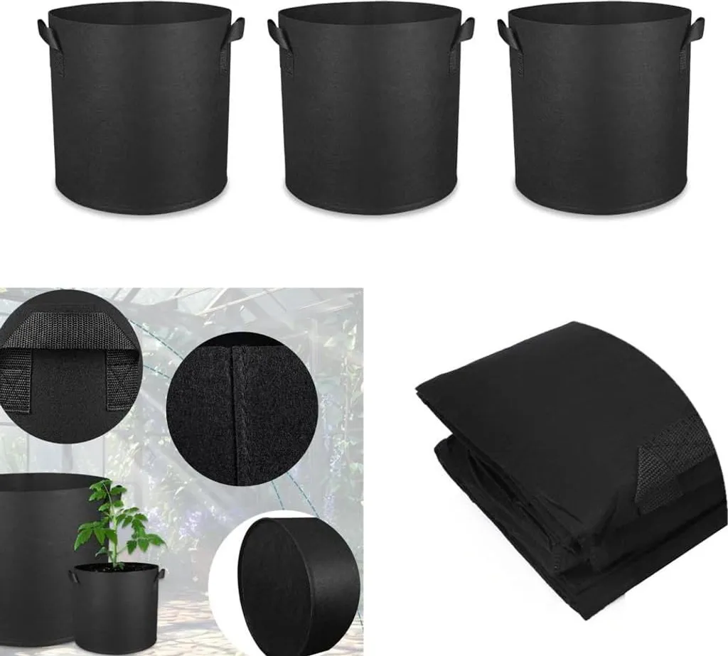 Sac de plantation en feutre non tissé pour potager et tomates