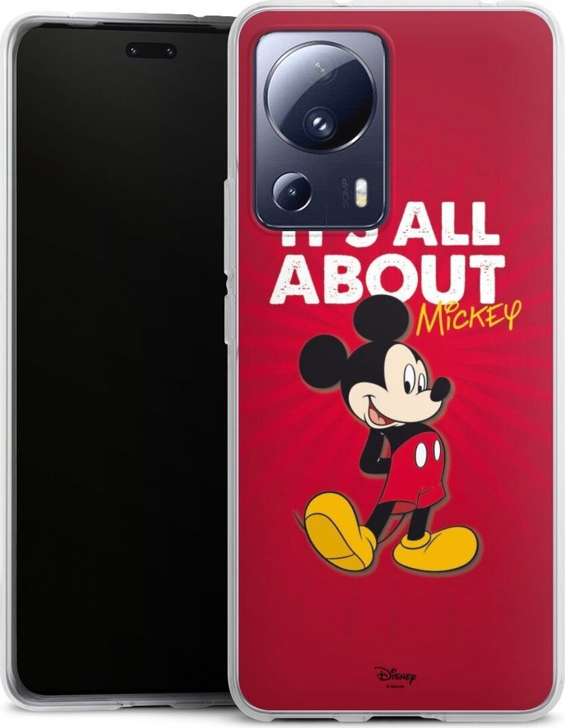 DeinDesign Handyhülle für Xiaomi 13 Lite Silikon Hülle Case Smartphone Schutzhülle Disney Maus Offizielles Lizenzprodukt