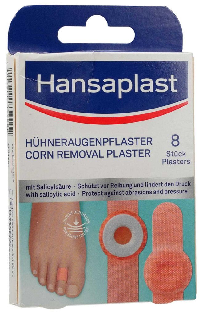 Hansapl.Hühneraug.-Pflast.Strips 8S Produktbild 