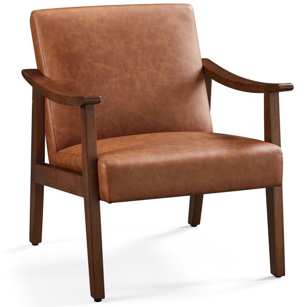 Yaheetech Relaxsessel Retro Loungesessel Polsterstuhl, Produktbild 