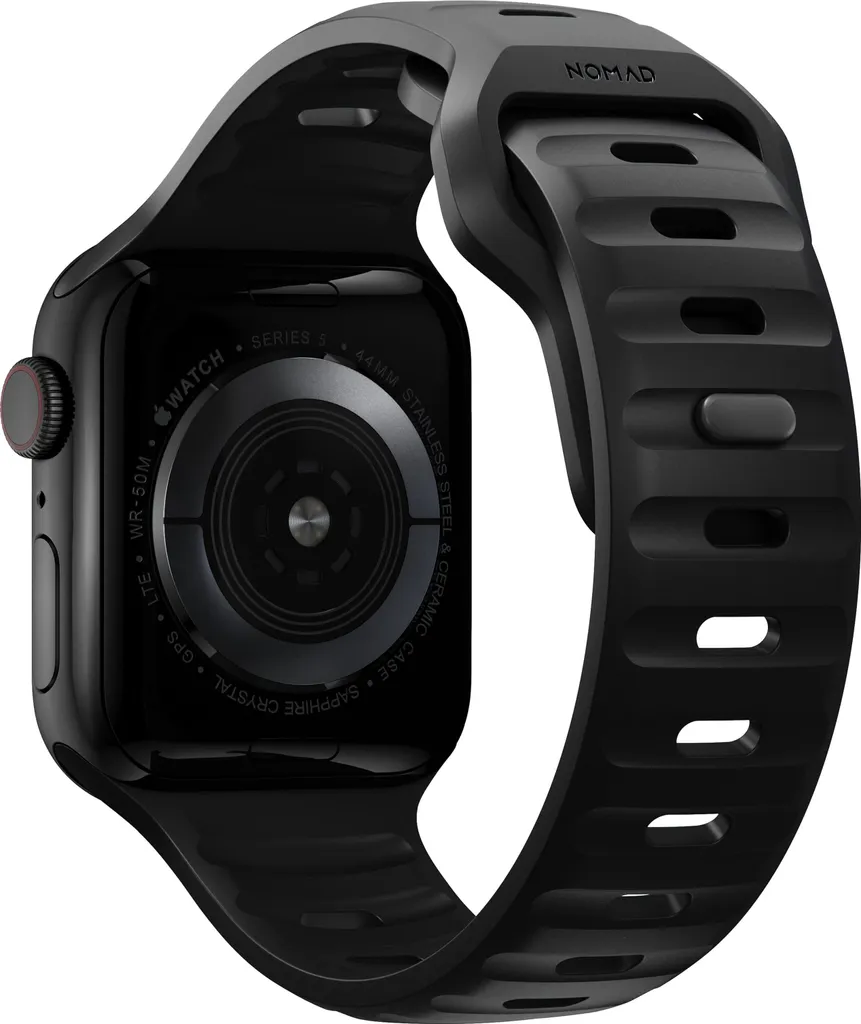 Bracelet Anti-Irritation pour Apple Watch 38-41mm Sport Nomad Noir
