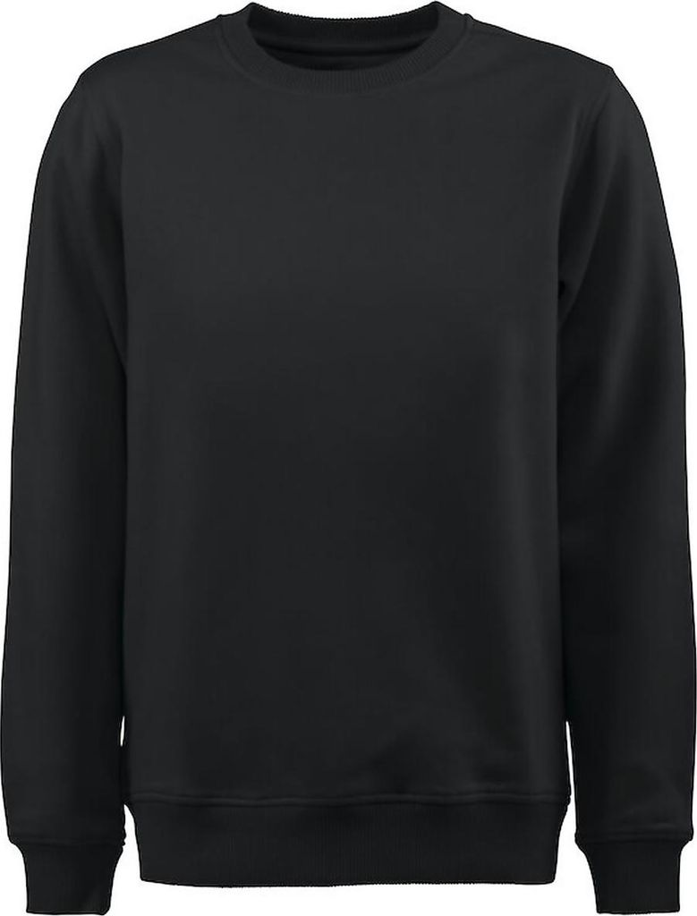 Rundhals-Sweater Softball RSX, Baumwollmischung, 280 g/m², moderner Schnitt, Rippbündchen
