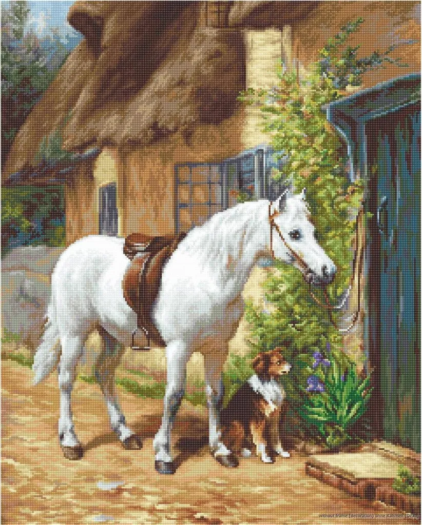 Réussissez votre Broderie de Paysage avec le Kit Luca-S Neben dem Haus