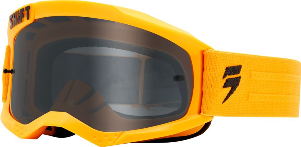 Shift WHIT3 Non Mirrored Motocross Brille, gelb