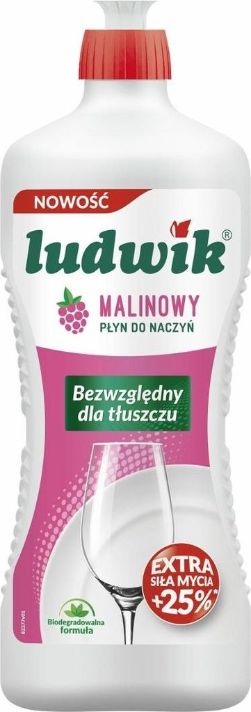 Ludwik Himbeer-Geschirrspülmittel 900 g Produktbild 
