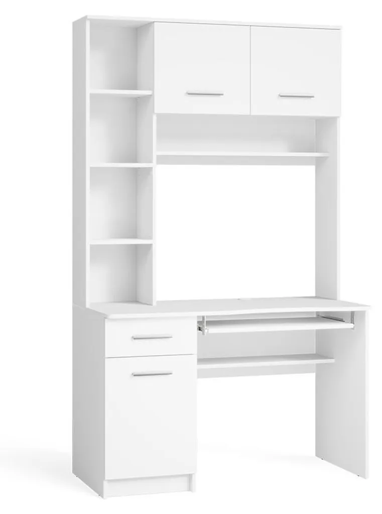 Bureau Vicco Crossline Blanc 120,1x59,5 cm Modèle 36327 pour Télétravail