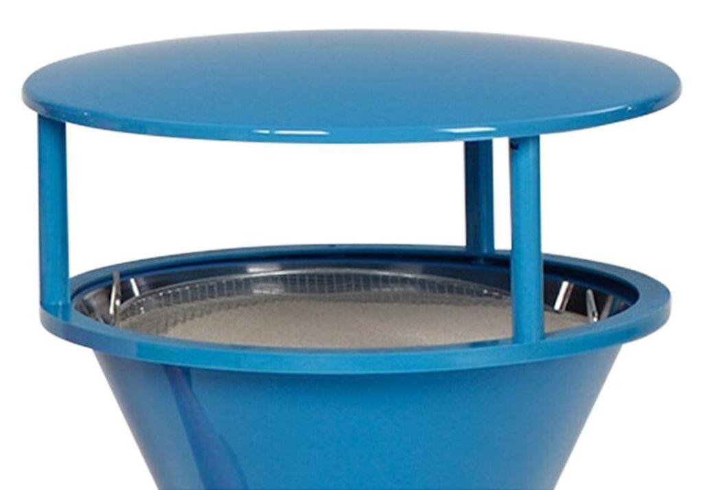 Dach für klassischen Standascher | HxBxT 21x46x46cm | Kunststoff | Blau